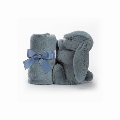 Jellycat Bashful Dusky Blue Konijn Fopspenen | CK3951624